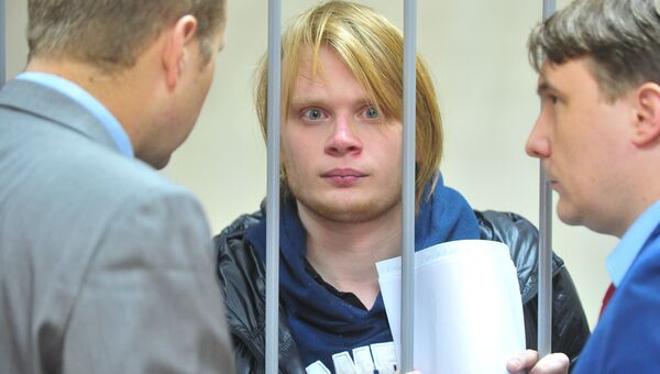 Дмитрий Богатов в Пресненском суде Москвы. Архивное фото Дмитрий Богатов в Пресненском суде Москвы. Архивное фото