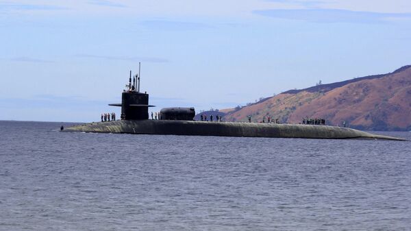 Американская подводная лодка USS Michigan Американская подводная лодка USS Michigan