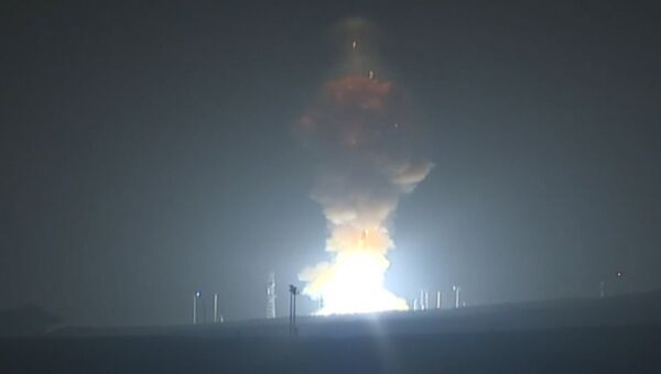Испытания межконтинентальной баллистической ракеты Minuteman III в США Испытания межконтинентальной баллистической ракеты Minuteman III в США