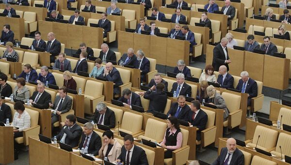 Депутаты Государственной Думы. Архивное фото Депутаты Государственной Думы. Архивное фото