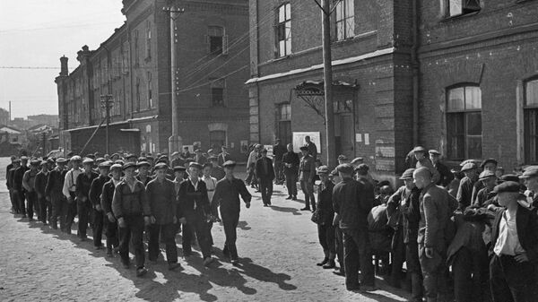 Мобилизация. Новобранцы. Москва, 23 июня 1941 года