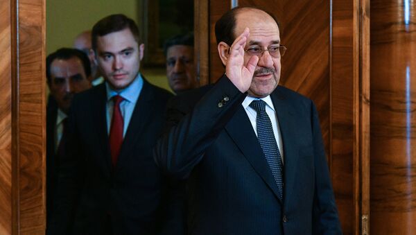 Вице-президент Ирака Нури аль-Малики перед началом встречи с Сергеем Лавровым. 24 июля 2017 Вице-президент Ирака Нури аль-Малики перед началом встречи с Сергеем Лавровым. 24 июля 2017