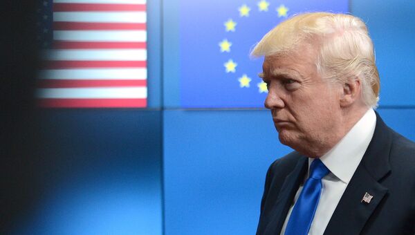 Президент США Дональд Трамп в Брюсселе Президент США Дональд Трамп в Брюсселе