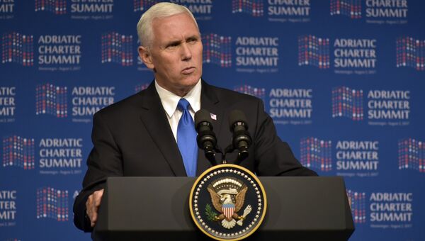 Вице-президент США Майк Пенс выступил с речью на открытии саммита Адриатической Хартии в Черногории. 2 августа 2017 Вице-президент США Майк Пенс выступил с речью на открытии саммита Адриатической Хартии в Черногории. 2 августа 2017