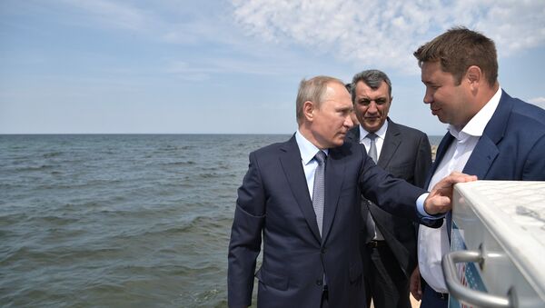 Президент РФ Владимир Путин в Байкальском государственном природном биосферном заповеднике. 3 августа 2017 Президент РФ Владимир Путин в Байкальском государственном природном биосферном заповеднике. 3 августа 2017