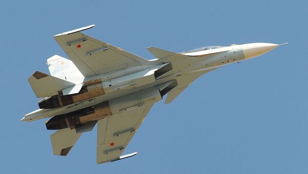 Самолет Су-30СМ. Архивное фото Самолет Су-30СМ. Архивное фото