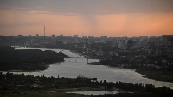 Вид на реку Дон и город Ростов-на-Дону