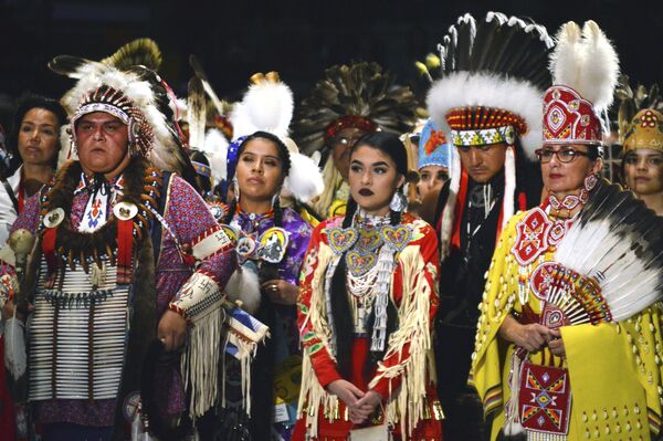 Фольклорный фестиваль индейцев Gathering of Nations в Альбукерке. 28 апреля 2017 Фольклорный фестиваль индейцев Gathering of Nations в Альбукерке. 28 апреля 2017