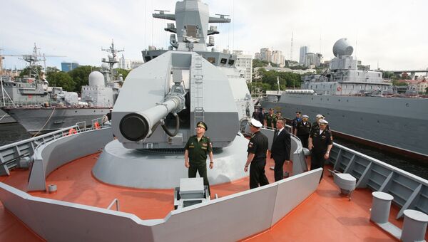 Корвет Совершенный на международном военно-техническом форуме Армия-2017 во Владивостоке Корвет Совершенный на международном военно-техническом форуме Армия-2017 во Владивостоке