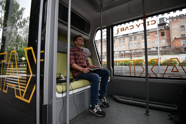 Испытания первого в России беспилотного пассажирского автобуса MatrЁshka. 29 августа 2017 Испытания первого в России беспилотного пассажирского автобуса MatrЁshka. 29 августа 2017