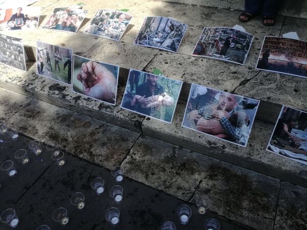 Акция памяти жертв теракта в Беслане в Риме. 3 сентября 2017 Акция памяти жертв теракта в Беслане в Риме. 3 сентября 2017