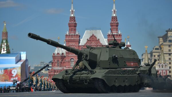 Самоходная гаубица Коалиция-СВ. Архивное фото Самоходная гаубица Коалиция-СВ. Архивное фото