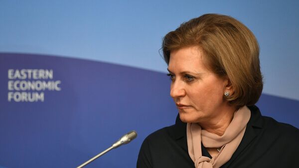 Руководитель Федеральной службы по надзору в сфере защиты прав потребителей и благополучия человека Анна Попова Руководитель Федеральной службы по надзору в сфере защиты прав потребителей и благополучия человека Анна Попова