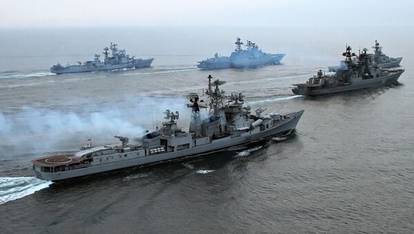 Учения в Японском море Учения в Японском море