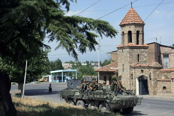 Город Гори после грузино-югоосетинского конфликта Город Гори после грузино-югоосетинского конфликта