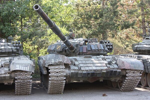Оставленная грузинской армией бронетехника Оставленная грузинской армией бронетехника