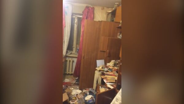 Видеокадры из квартиры подозреваемых в каннибализме на Кубани Видеокадры из квартиры подозреваемых в каннибализме на Кубани