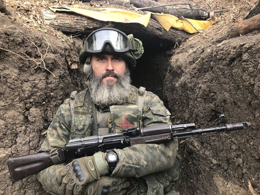 Боец разведывательно-штурмового батальона, позывной Кубань, Донбасс Боец разведывательно-штурмового батальона, позывной Кубань, Донбасс