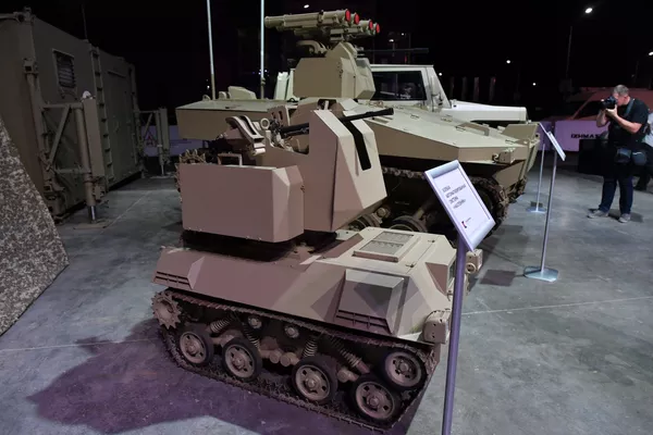 Боевая автоматизированная система Нахлебник на выставке в рамках международного военно-технического форума Армия-2017