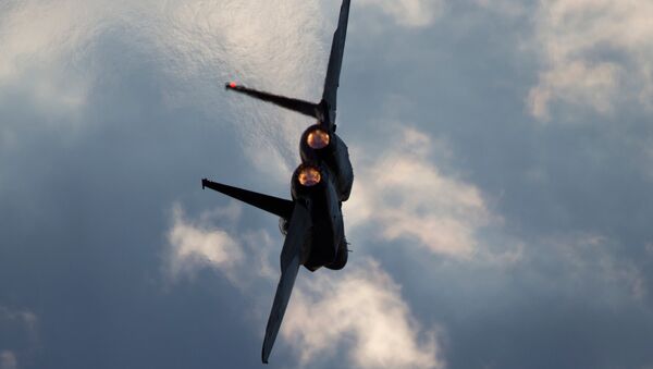 Истребитель F-15 ВВС Израиля. Архивное фото Истребитель F-15 ВВС Израиля. Архивное фото