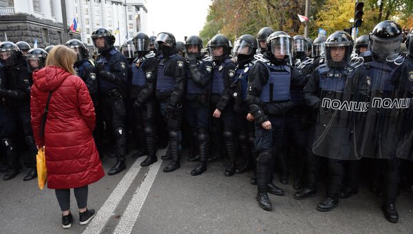 Акция протеста у здания Верховной рады Украины в Киеве Акция протеста у здания Верховной рады Украины в Киеве