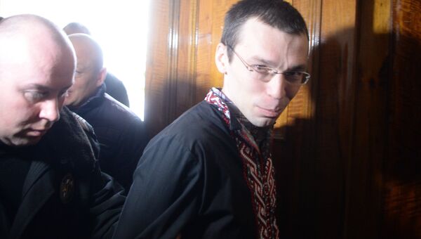 Журналист Василий Муравицкий в Королёвском районном суде в Житомире. 24 октября 2017 Журналист Василий Муравицкий в Королёвском районном суде в Житомире. 24 октября 2017