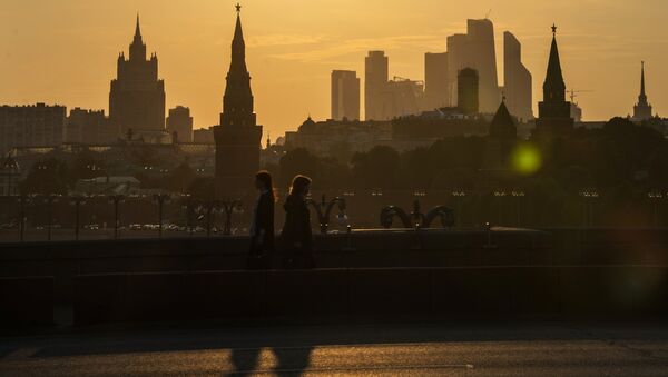 Вид на Московский Кремль. Архивное фото Вид на Московский Кремль. Архивное фото