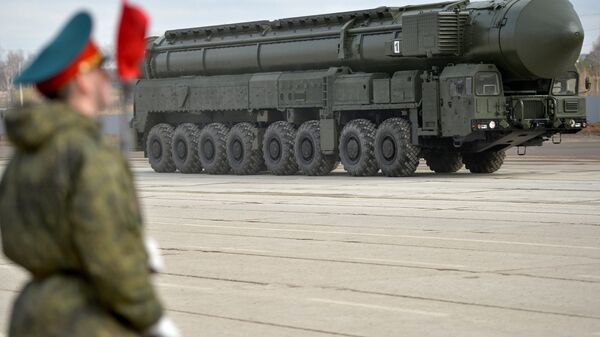 Межконтинентальная баллистическая ракета Ярс. Архивное фото Межконтинентальная баллистическая ракета Ярс. Архивное фото