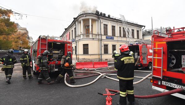 Пожар в здании Музея изобразительных искусств им. А.С. Пушкина. 3 ноября 2017 Пожар в здании Музея изобразительных искусств им. А.С. Пушкина. 3 ноября 2017