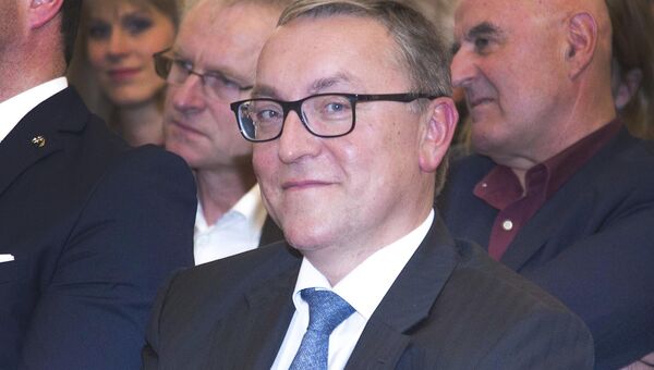 Посол России в Австрии Дмитрий Любинский. Архивное фото Посол России в Австрии Дмитрий Любинский. Архивное фото