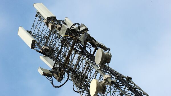 Вышка мобильной связи стандарте LTE в Симферополе