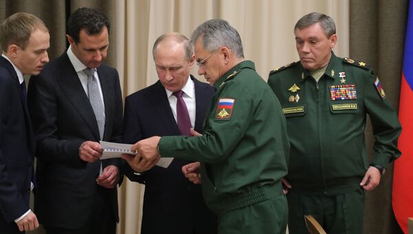 Рабочая встреча президента РФ В. Путина с президентом Сирии Б. Асадом Рабочая встреча президента РФ В. Путина с президентом Сирии Б. Асадом