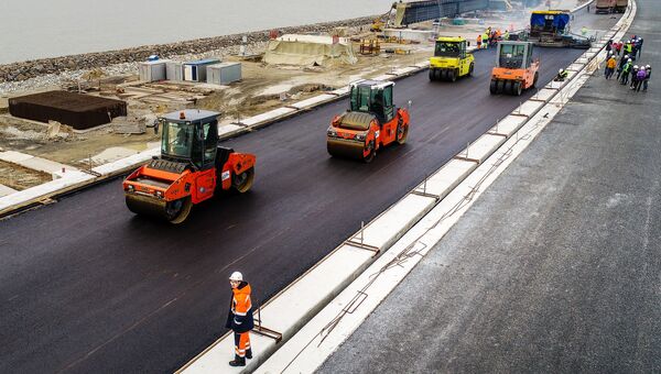 Строительство Крымского моста. 3 декабря 2017 Строительство Крымского моста. 3 декабря 2017