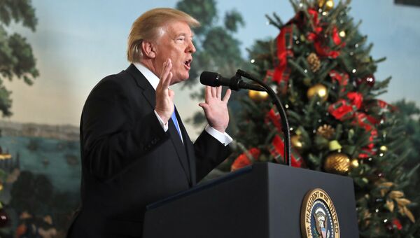 Президент США Дональд Трамп признал Иерусалим столицей Израиля. 6 декабря 2017 Президент США Дональд Трамп признал Иерусалим столицей Израиля. 6 декабря 2017