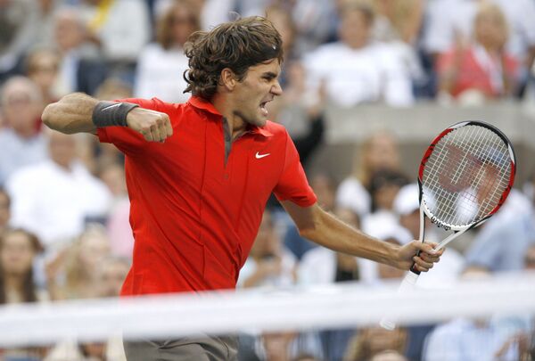 Роджер Федерер на US Open-2008 Роджер Федерер на US Open-2008