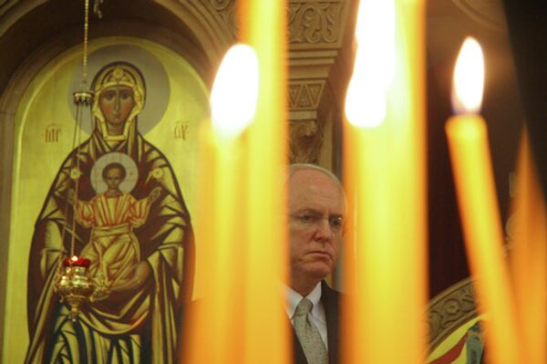 Панихида памяти жертв теракта 11 сентября 2001 года в Нью-Йорке Панихида памяти жертв теракта 11 сентября 2001 года в Нью-Йорке