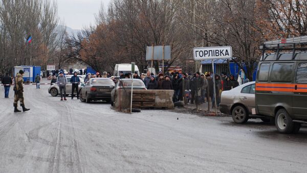Обмен военнопленными между ДНР и Украиной в Донецкой области. Архивное фото Обмен военнопленными между ДНР и Украиной в Донецкой области. Архивное фото