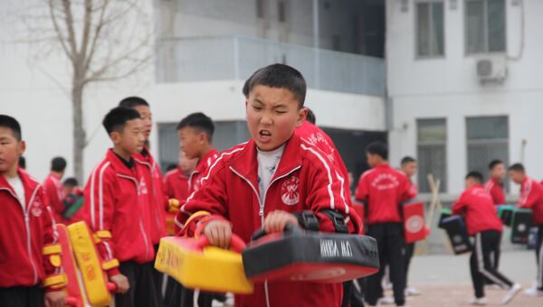 Школа боевых искусств Shaolin Tagou в провинции Хэнань. Январь 2018 год Школа боевых искусств Shaolin Tagou в провинции Хэнань. Январь 2018 год