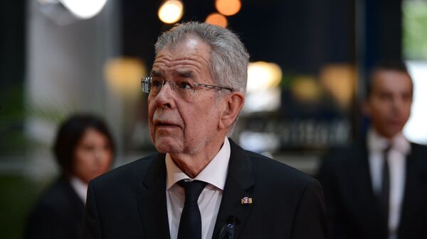 Президент Австрии Александр ван дер Беллен Президент Австрии Александр ван дер Беллен