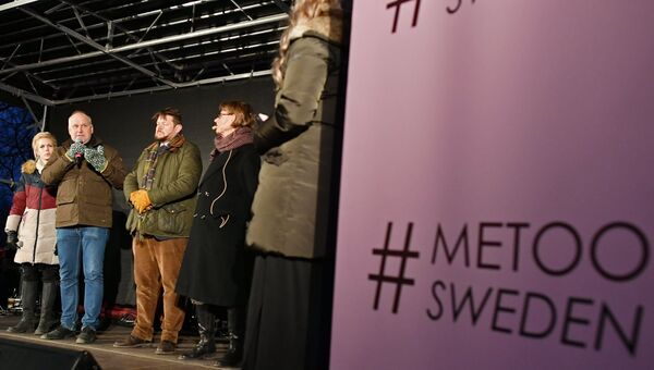 Акция в Стокгольме против насилия Акция в Стокгольме против насилия