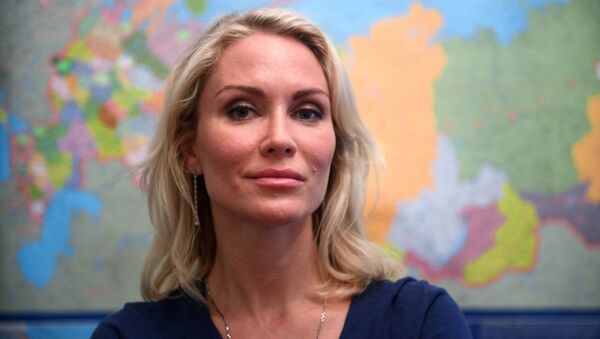 Кандидат на должность президента РФ от Партии добрых дел Екатерина Гордон. Архивное фото Кандидат на должность президента РФ от Партии добрых дел Екатерина Гордон. Архивное фото