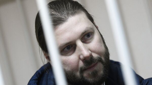 Священник Глеб Грозовский во время оглашения приговора в Приозерском городском суде. 17 января 2018. Архивное фото Священник Глеб Грозовский во время оглашения приговора в Приозерском городском суде. 17 января 2018. Архивное фото