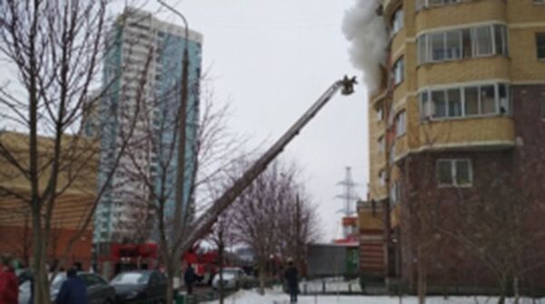 Пожар на Южном бульваре 6 в Красногорске Московской области. 28 января 2018 Пожар на Южном бульваре 6 в Красногорске Московской области. 28 января 2018