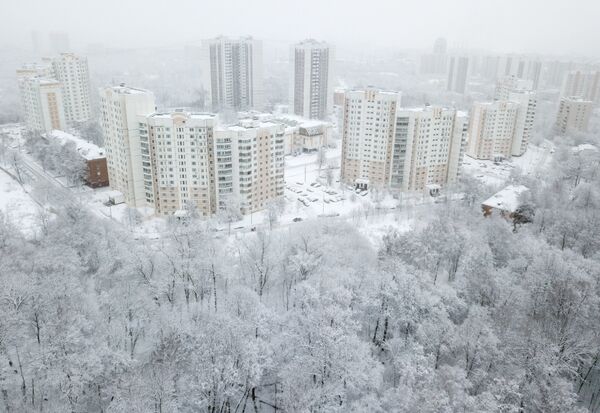 Снег в Москве Снег в Москве