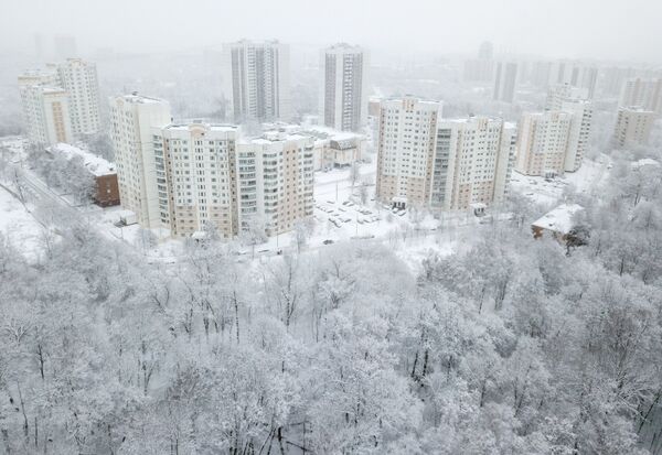 Снег в Москве Снег в Москве