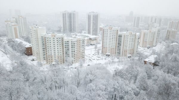 Снег в Москве Снег в Москве