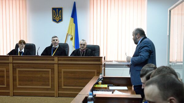 Предварительное судебное заседание по уголовному делу об убийстве известного украинского журналиста и писателя Олеся Бузины в Шевченковском районном суде Киева. 22 февраля 2018 Предварительное судебное заседание по уголовному делу об убийстве известного украинского журналиста и писателя Олеся Бузины в Шевченковском районном суде Киева. 22 февраля 2018