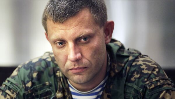 Глава Донецкой народной республики Александр Захарченко. Архивное фото Глава Донецкой народной республики Александр Захарченко. Архивное фото