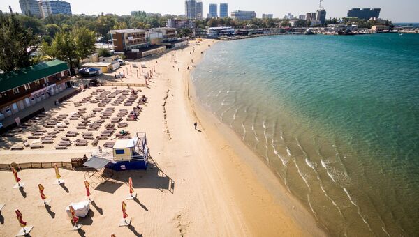 Центральный пляж в Анапе Центральный пляж в Анапе