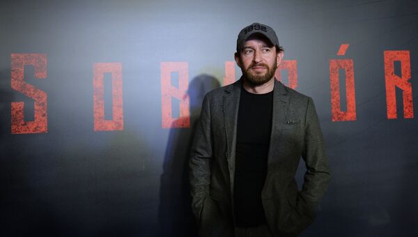 Режиссер, актер Константин Хабенский на премьере фильма Собибор в Варшаве Режиссер, актер Константин Хабенский на премьере фильма Собибор в Варшаве